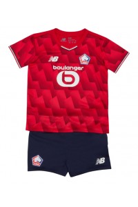 Fotbalové Dres Lille OSC Dětské Domácí Oblečení 2025-26 Krátký Rukáv (+ trenýrky)